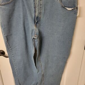 B + T Essentials Light Blue Relaxed Men Jeans 48x30 NWT